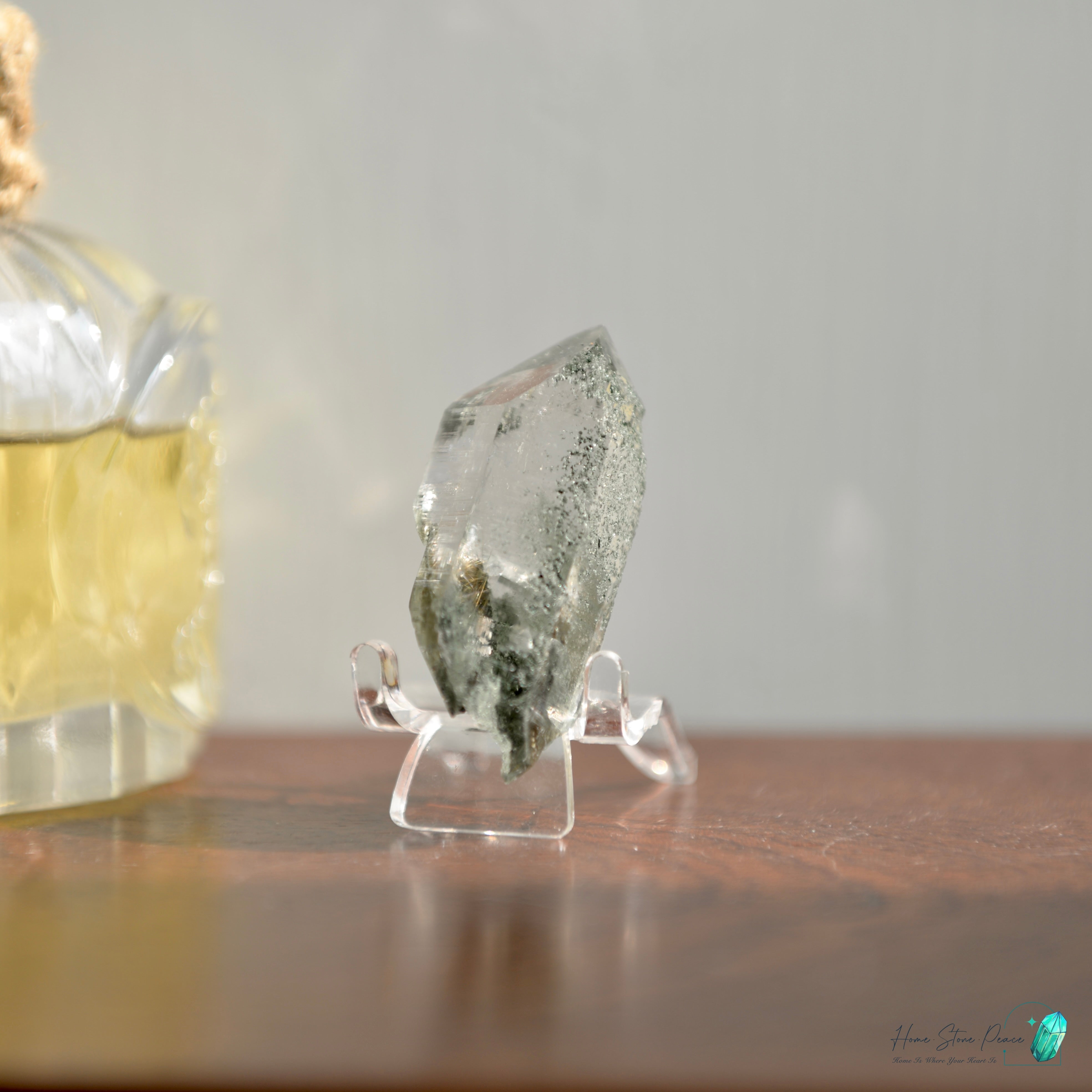 精品喜馬拉雅山綠泥共生水晶 Premium Himalayan Quartz with Green Chlorite