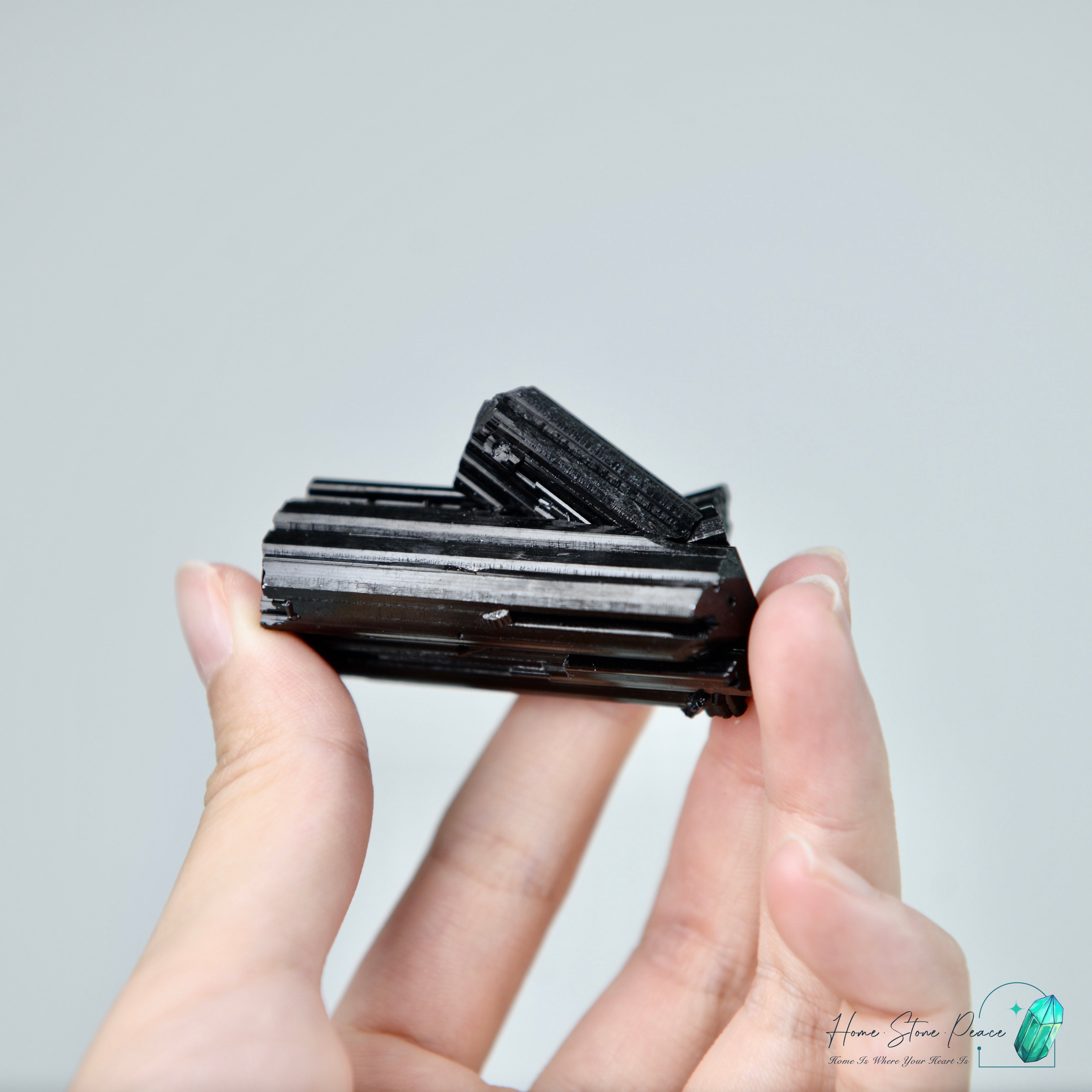 莫桑比克黑碧璽原石 Premium Mozambique Black Tourmaline