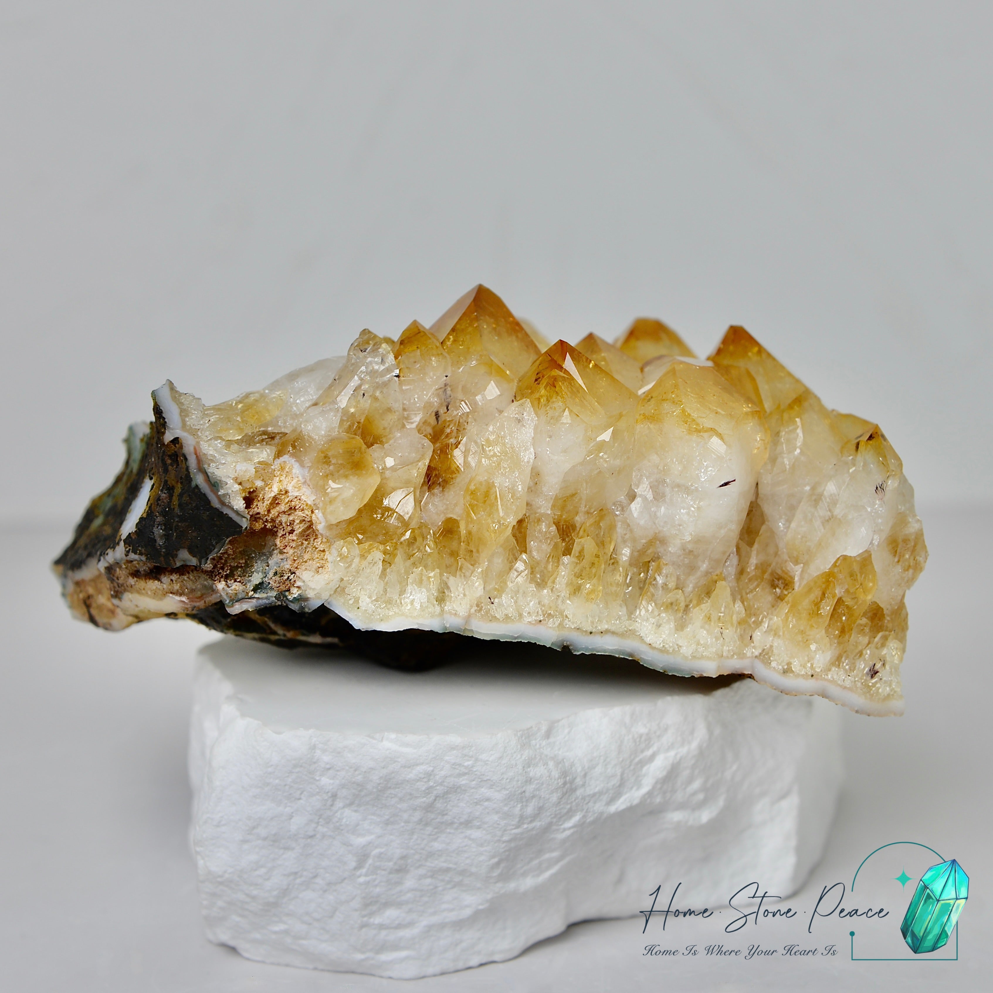 黃水晶簇 Citrine Cluster