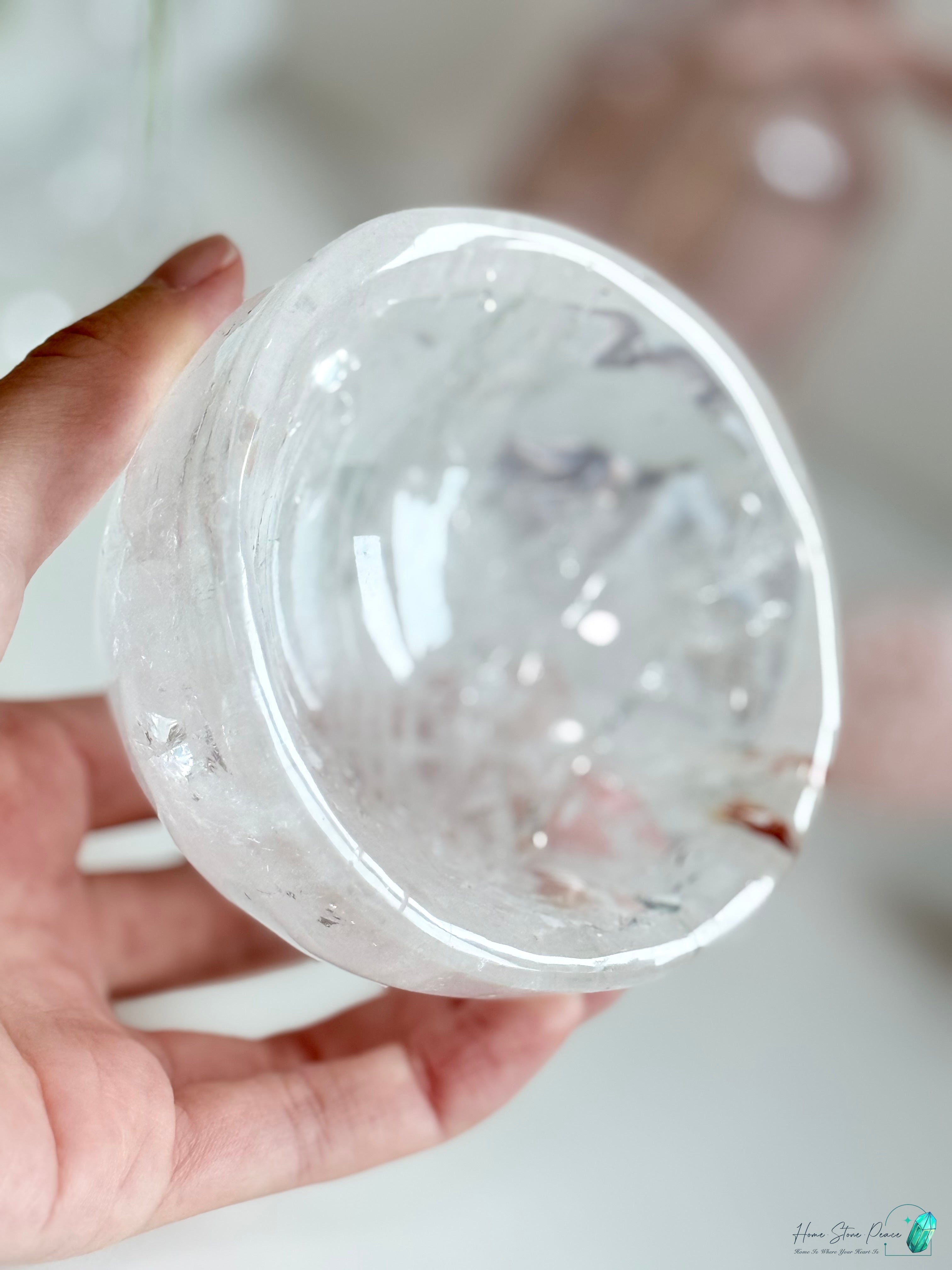 白水晶碗 Clear Quartz Bowl