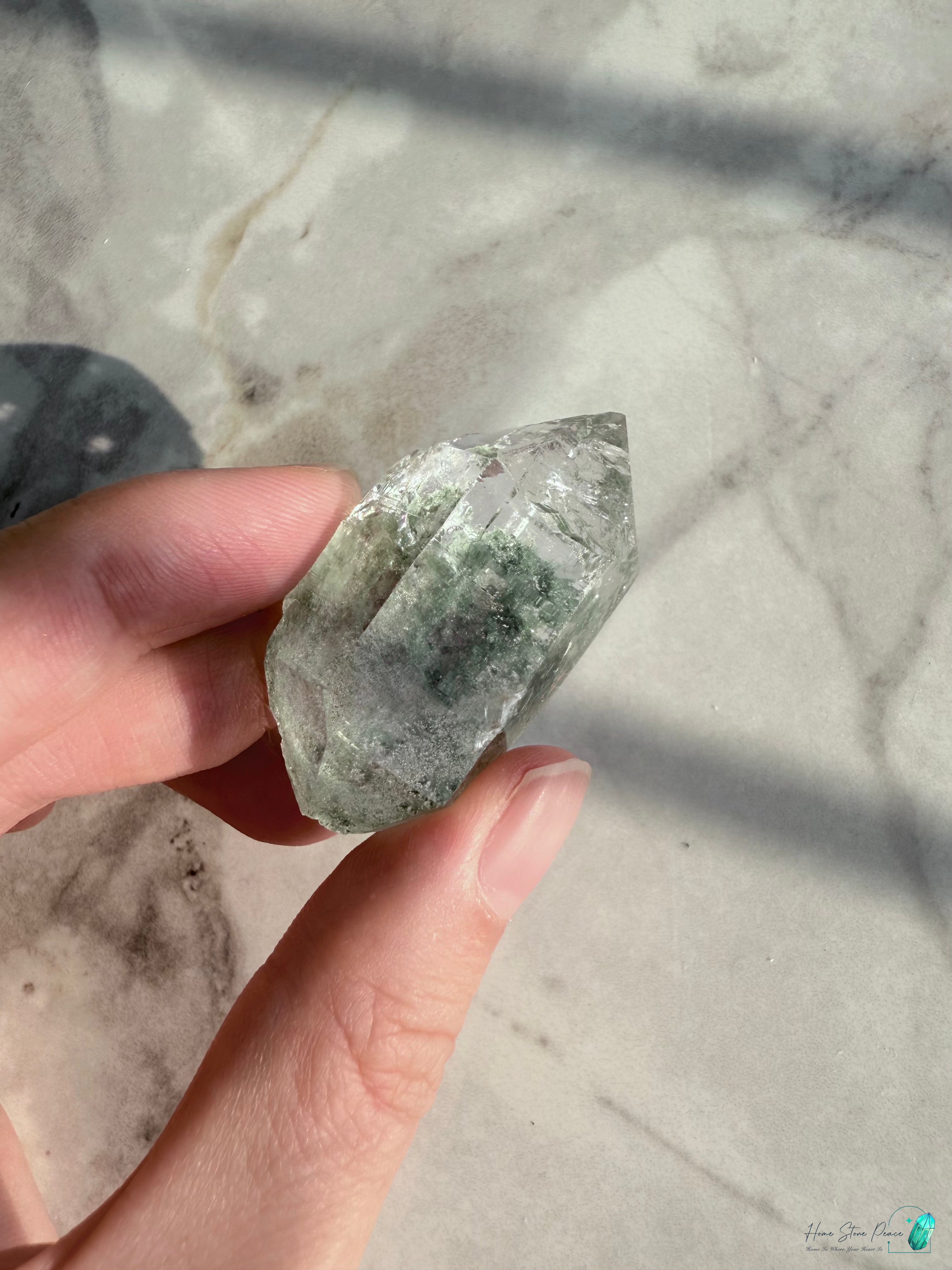 精品喜馬拉雅山綠泥共生水晶 Premium Himalayan Quartz with Green Chlorite