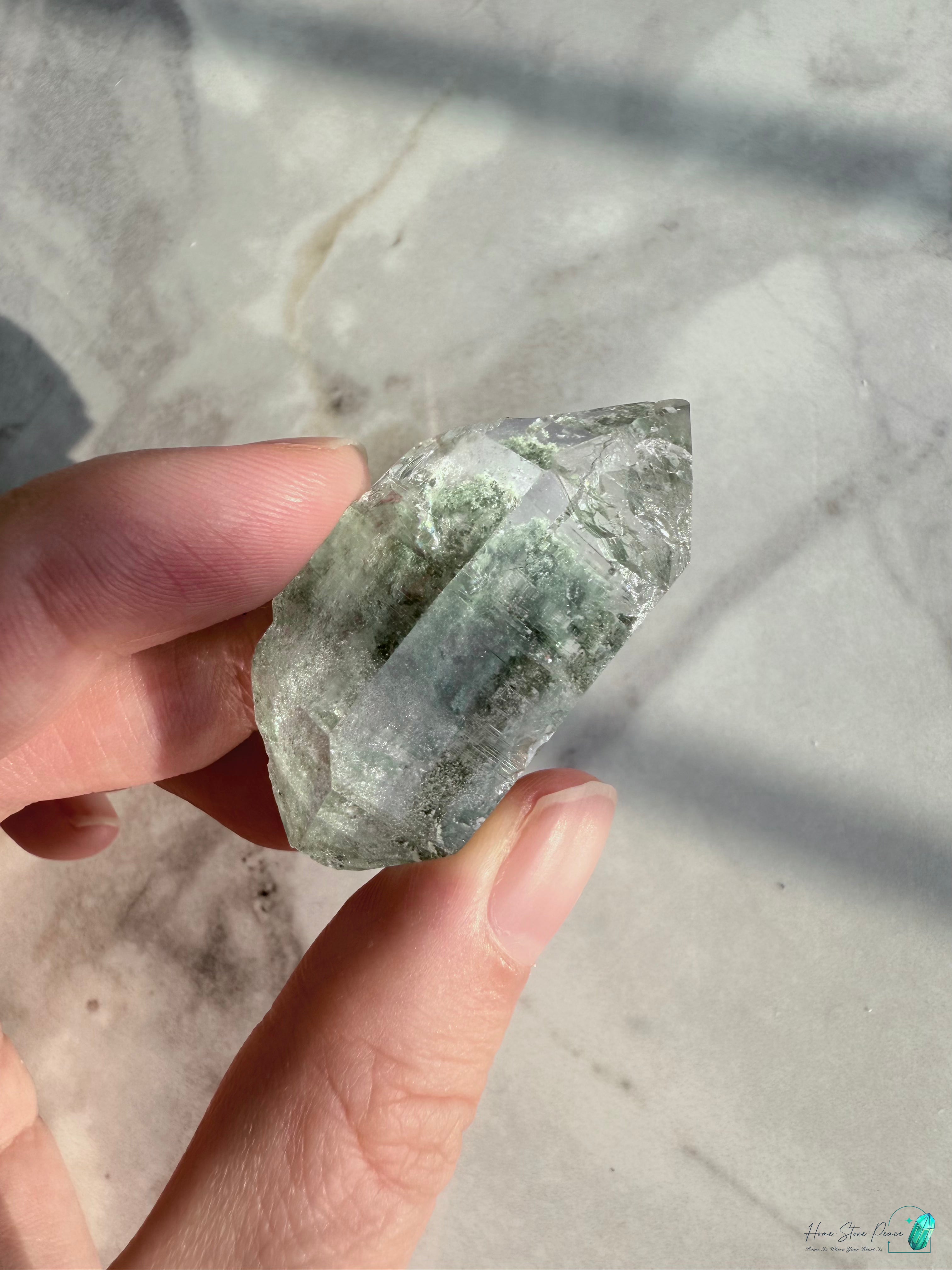 精品喜馬拉雅山綠泥共生水晶 Premium Himalayan Quartz with Green Chlorite